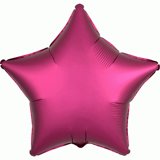 Folieballon Ster Roze Matte - 48 Centimeter