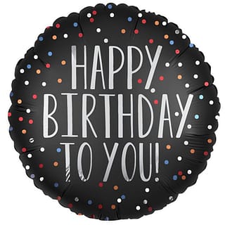 ‘Happy Birthday To You’ Zilver - 45 Centimeter