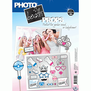 Photo Booth Props Gender Reveal Party - 20 stuks