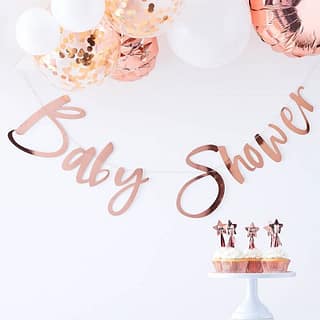 Slinger 'Baby Shower' Rosé Goud - 1.5 Meter - sfeer