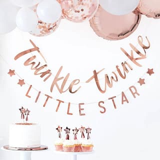 Slinger 'Twinkle Twinkle Little Star' - Rosé Goud - sfeer