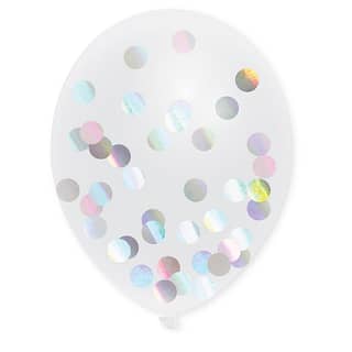 Confetti ballonnen met holografische confetti