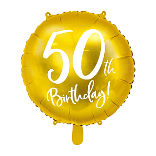ballon 50 jaar goud