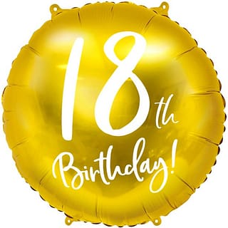 Folie ballon 18th Birthday - 45 centimeter