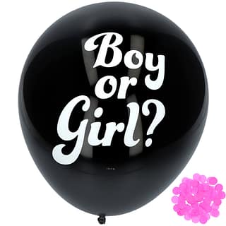 Confetti ballonnen Gender Reveal Girl - 3 stuks