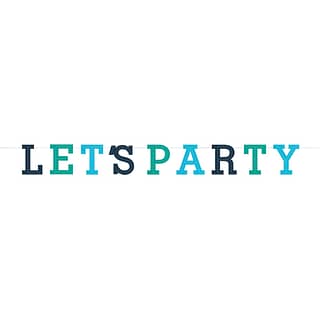 Stoffen Letters 'Lets Party' - 1.67 Meter