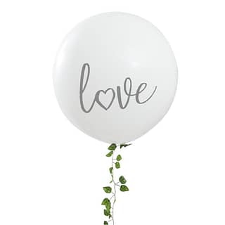 XL Witte Ballon 'Love' - 91 cm