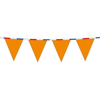 Vlaggenlijn Oranje - Rood/Wit/Blauw - 10 Meter