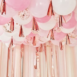 Ballonnen plafond Kit - Blush & Rosé Goud