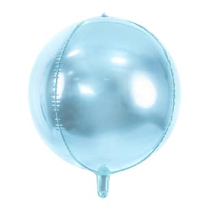 Folieballon Rond Blauw - 40 Cm
