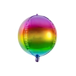 Folieballon Ombre Rainbow - 40 cm