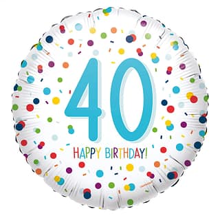 Folieballon 40 ‘Happy Birthday’ Multicolor - 43 cm