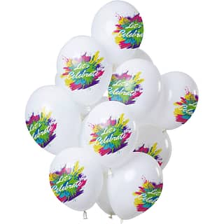 Ballonnen Set 'Color Splash' - 12 stuks