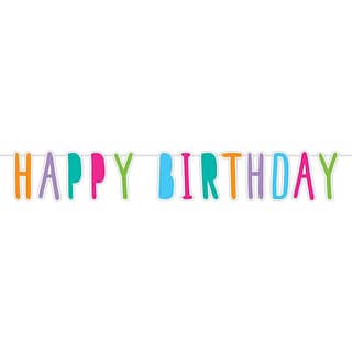 Letterbanner ‘Happy Birthday’ Multicolor