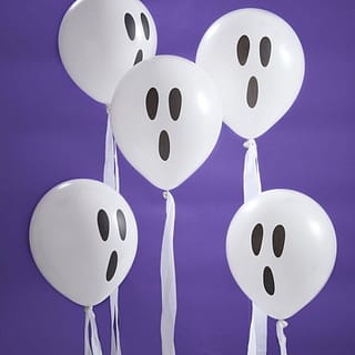 Ballonnen Spookjes - 10 stuks