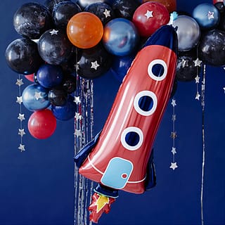 Folieballon Raket - 115 cm