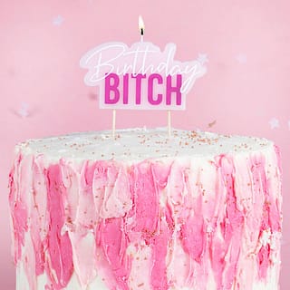 Taart Kaars 'Birthday Bitch'
