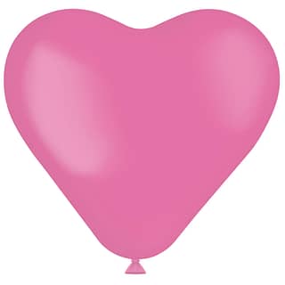Ballonnen Hartvorm Roze - 8 stuks