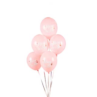 Ballonnen Mom to Be Roze - 5 stuks