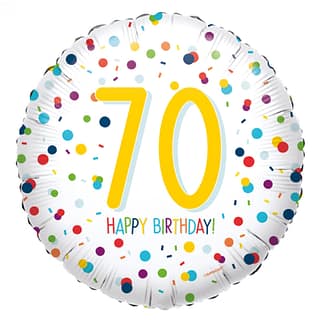 Folieballon 70 ‘Happy Birthday’ Multicolor - 43 cm