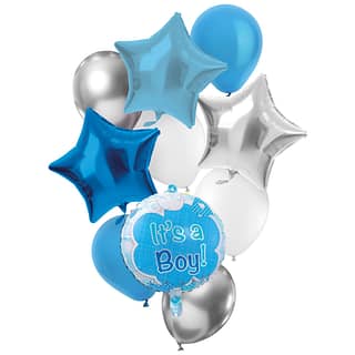 Ballonnen bundel voor de geboorte van een jongen