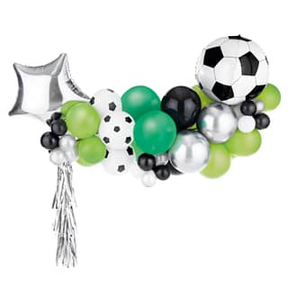 Ballonnenversiering met voetbal thema