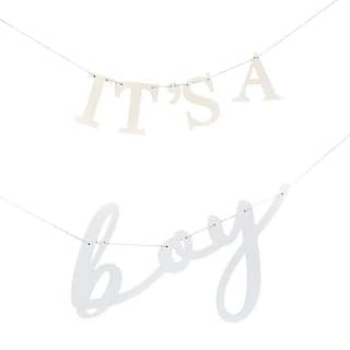 Letter banner met de tekst It's a Boy