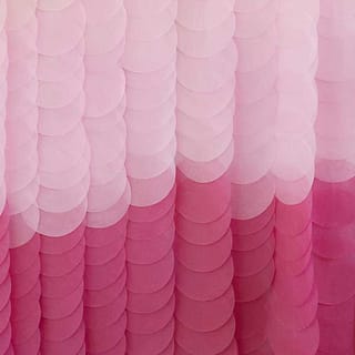 Backdrop van Schijfjes Papier in roze tinten