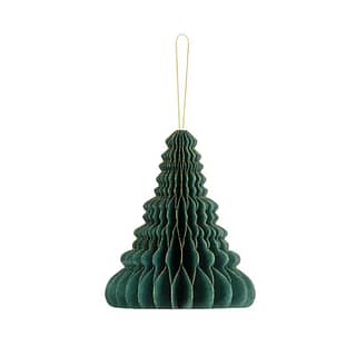 honeycomb hanger in de vorm van een kerstboom