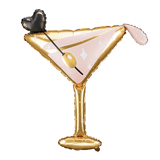folieballon martini glas