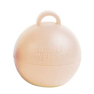 Nudekleurig bubble ballon gewicht
