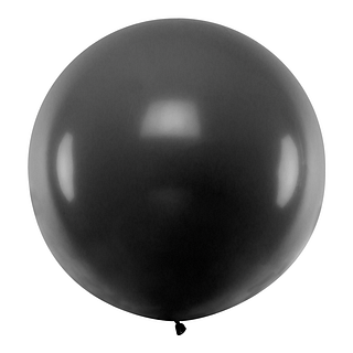 zwarte orb ballon