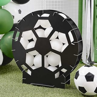 ballonstandaard in de vorm van een voetbal