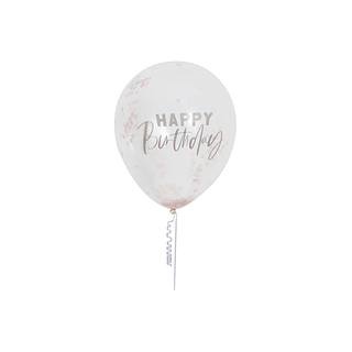 confetti ballon met happy birthday erop