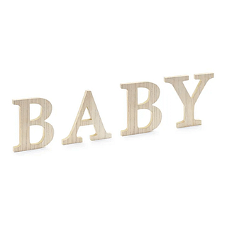 houten letters baby