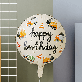 happy birthday bouw ballon