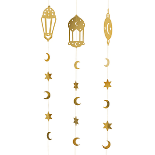 Gouden slingers voor ramadan