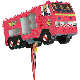 Pinata in de vorm van een brandweerwagen