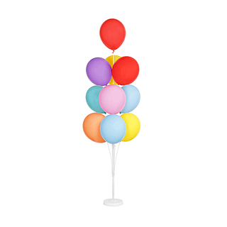 ballonnen standaard gevuld met kleurrijke ballonnen