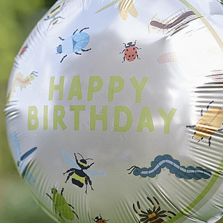 happy birthday bugging out folieballon