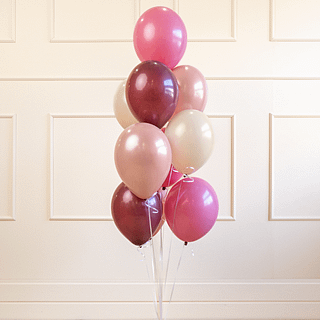 roze en rose gouden ballonnen set