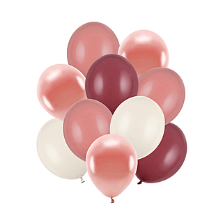 roze en rose gouden ballonnen set