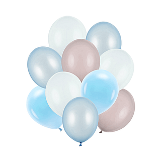 Blauwe ballonnen set