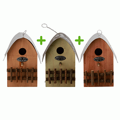 Cadeaupakket - Design Vogelhuisjes-0