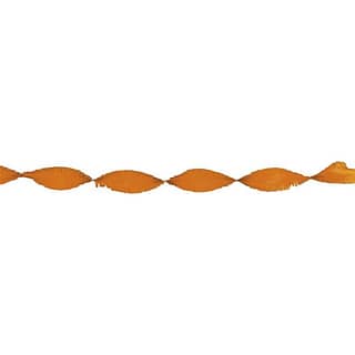 Slinger Crepe Papier Oranje - 6 meter