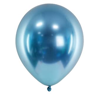 Ballonnen Glossy Blauw - 5 stuks
