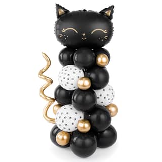 Ballonnen Figuur met een zwarte kat