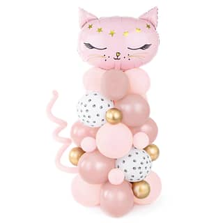 Ballonnen Figuur met een roze kat