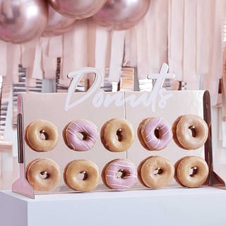 Donut Wall Shiny Rosé Goud