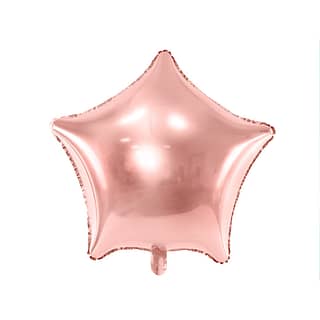 Folieballon Ster Rosé Goud Metallic - 48 Centimeter